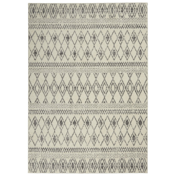 Foundry Select Cambren Performance Ivory Rug | Wayfair