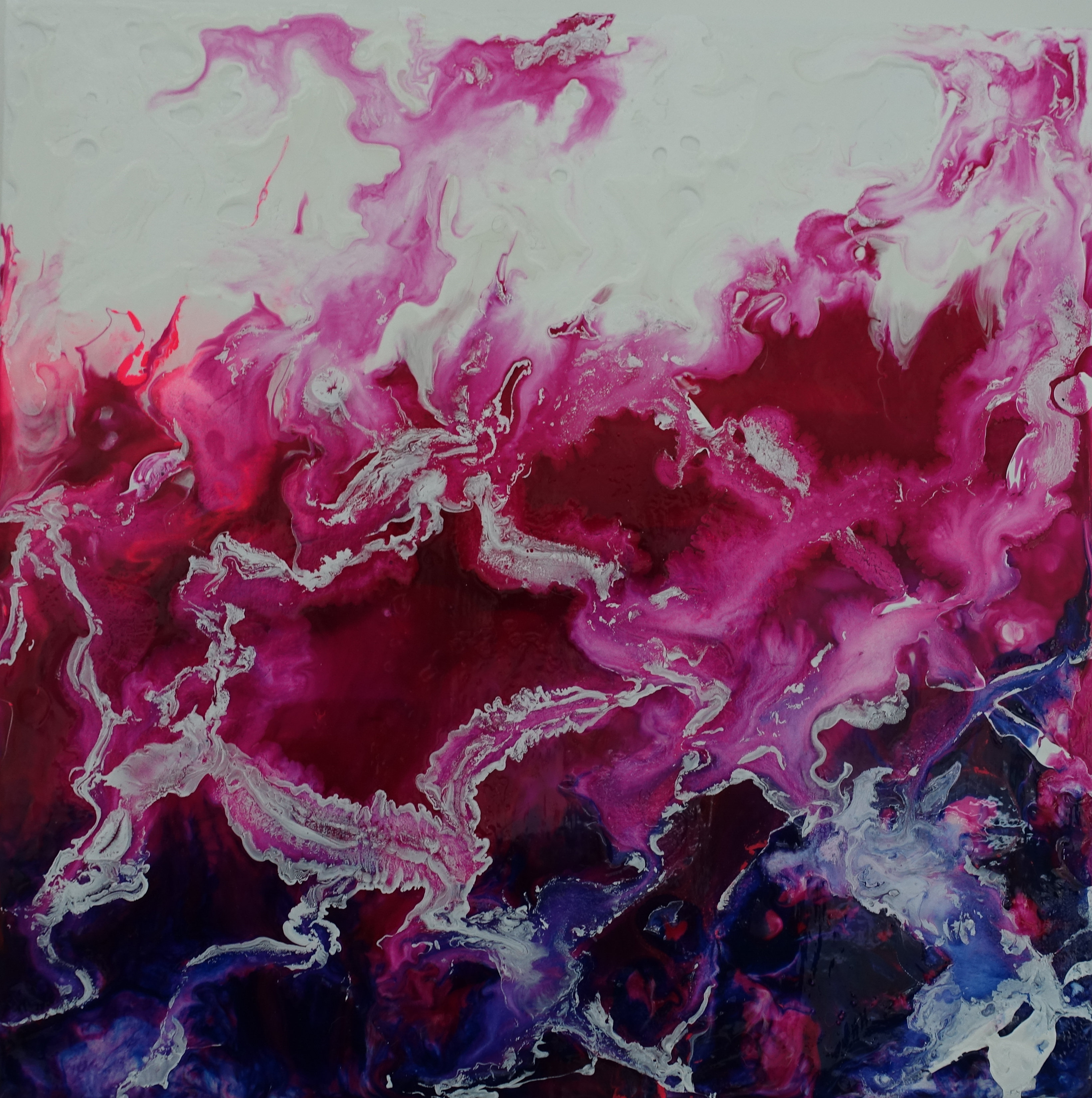 Cynthia White Art Floral Lattice Painting Wayfair