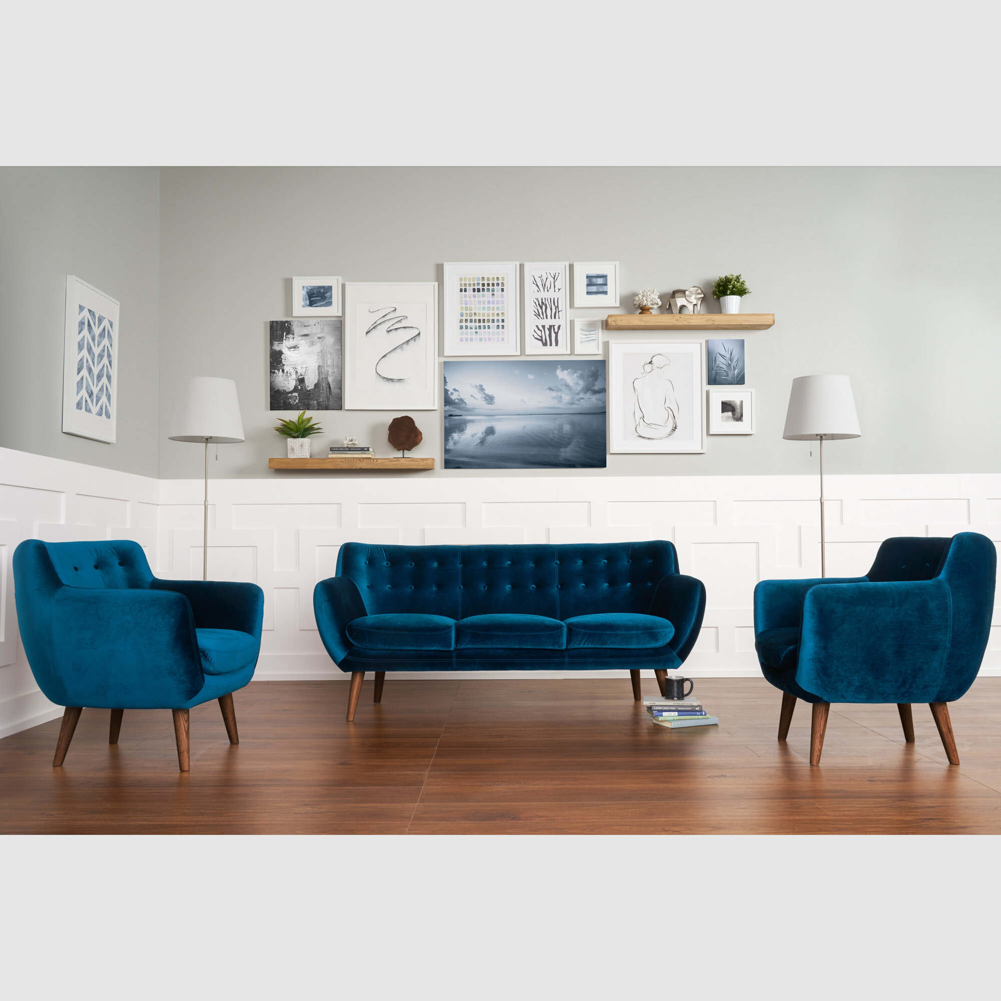 Gelman 3 Piece Living Room Set