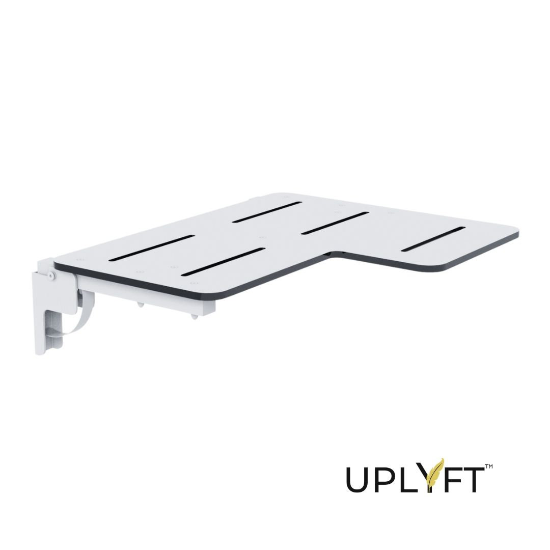 CSI Bathware Uplyft LShaped Wall Mount Shower Seat Wayfair