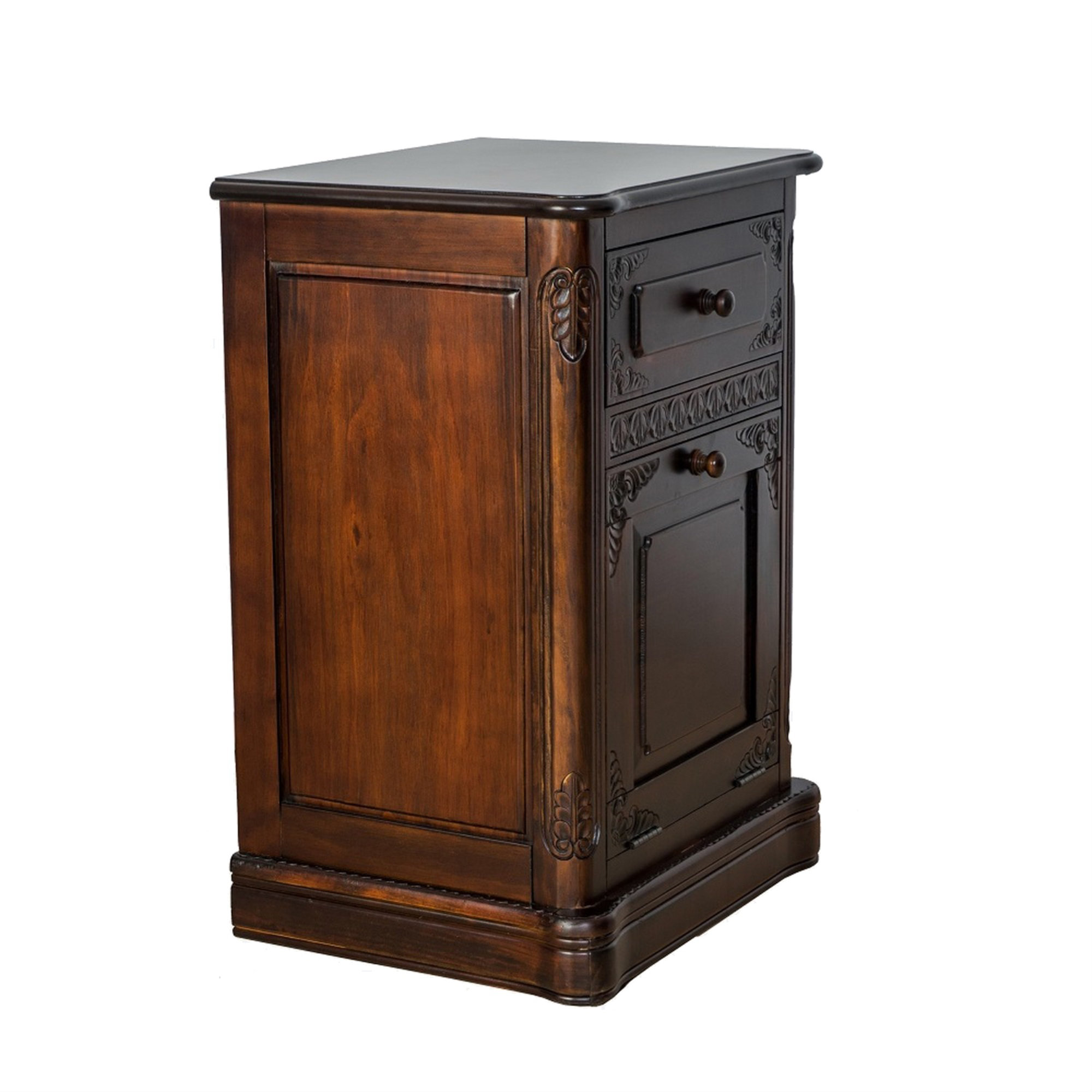 Charlton Home® Aykut 27'' Tall Solid Wood 1 Door Accent Wayfair