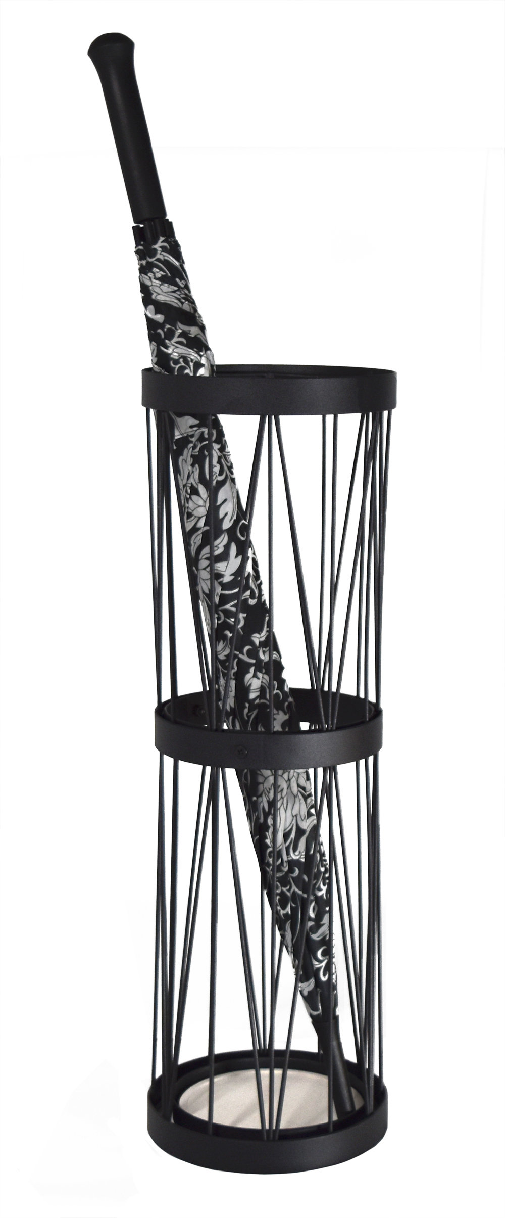 ClassicLiving Merlin Freestanding Umbrella Stand in Black Wayfair.co.uk