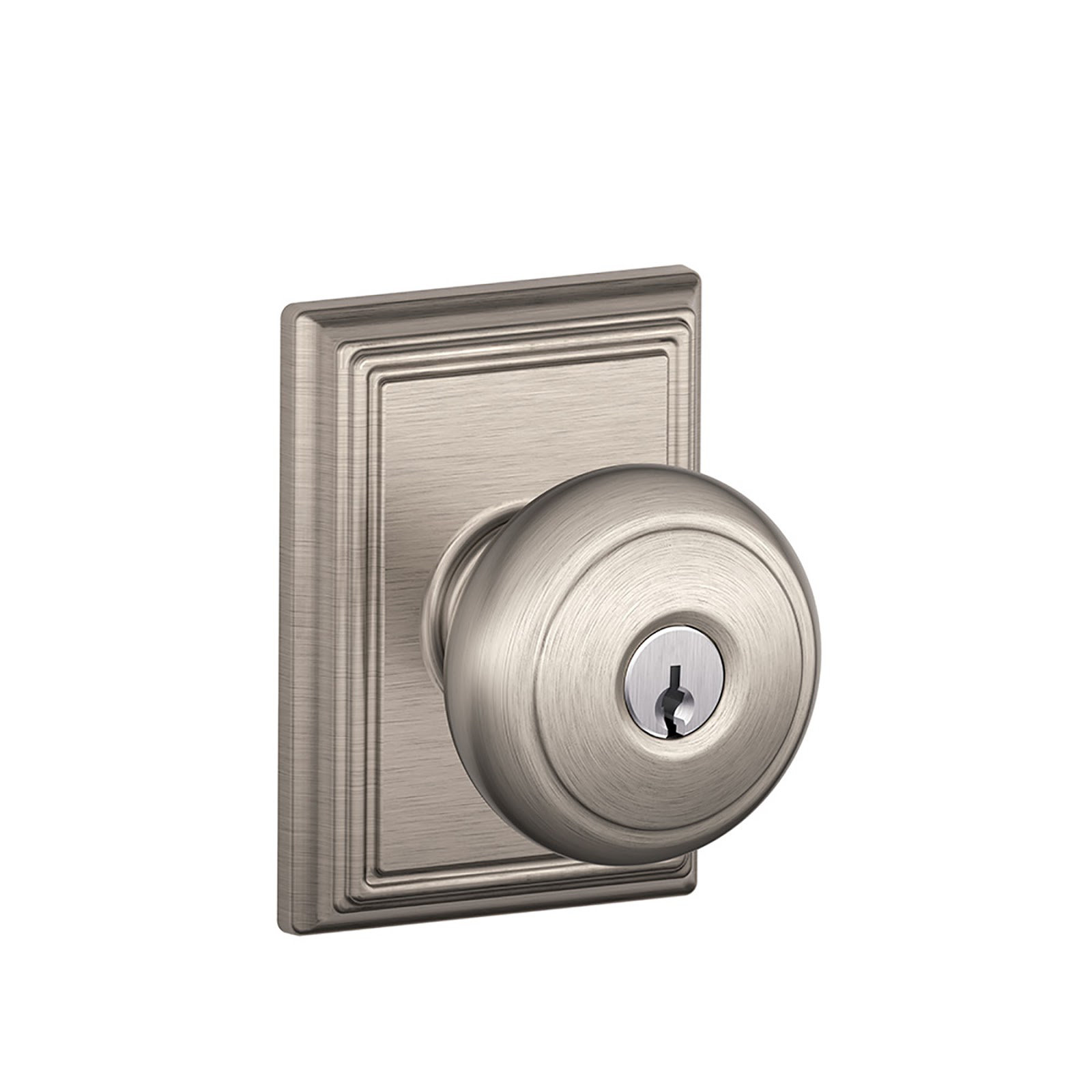 Schlage Andover Knob with Addison Trim Keyed Entry Lock & Reviews Wayfair