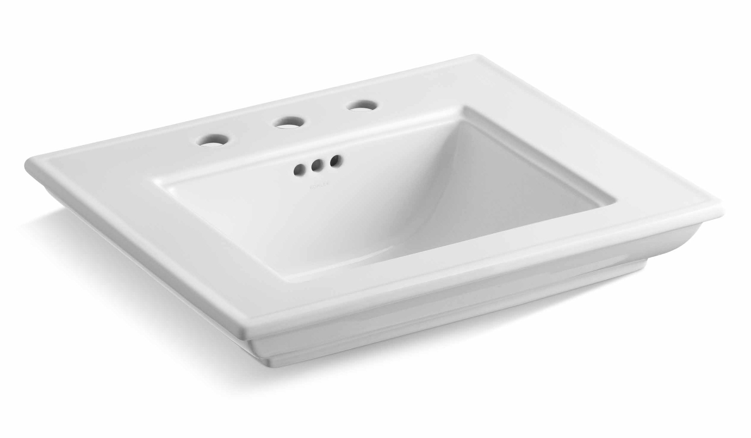 Kohler Memoirs Stately 24" Console Bathroom Sink with Overflow