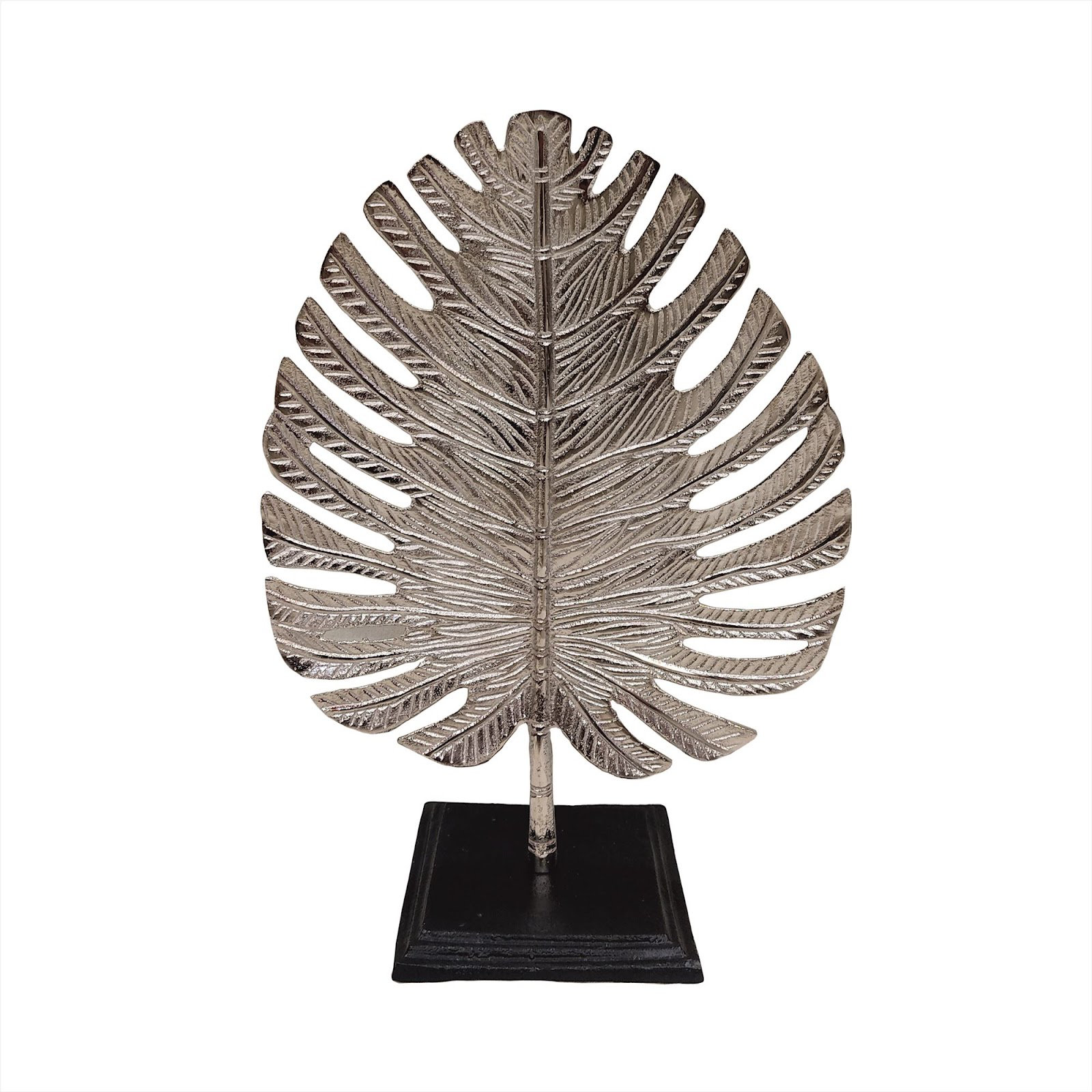 Treasuredeco Silver Leaf Sculpture Wayfair