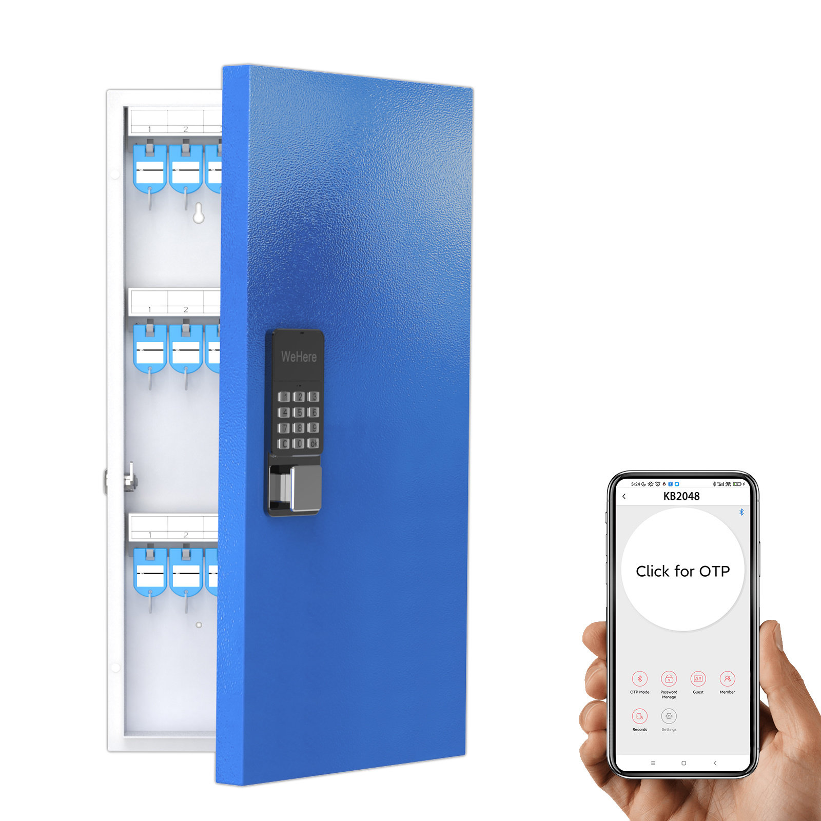 TONWIN Key with Key/Electronic Lock Wayfair