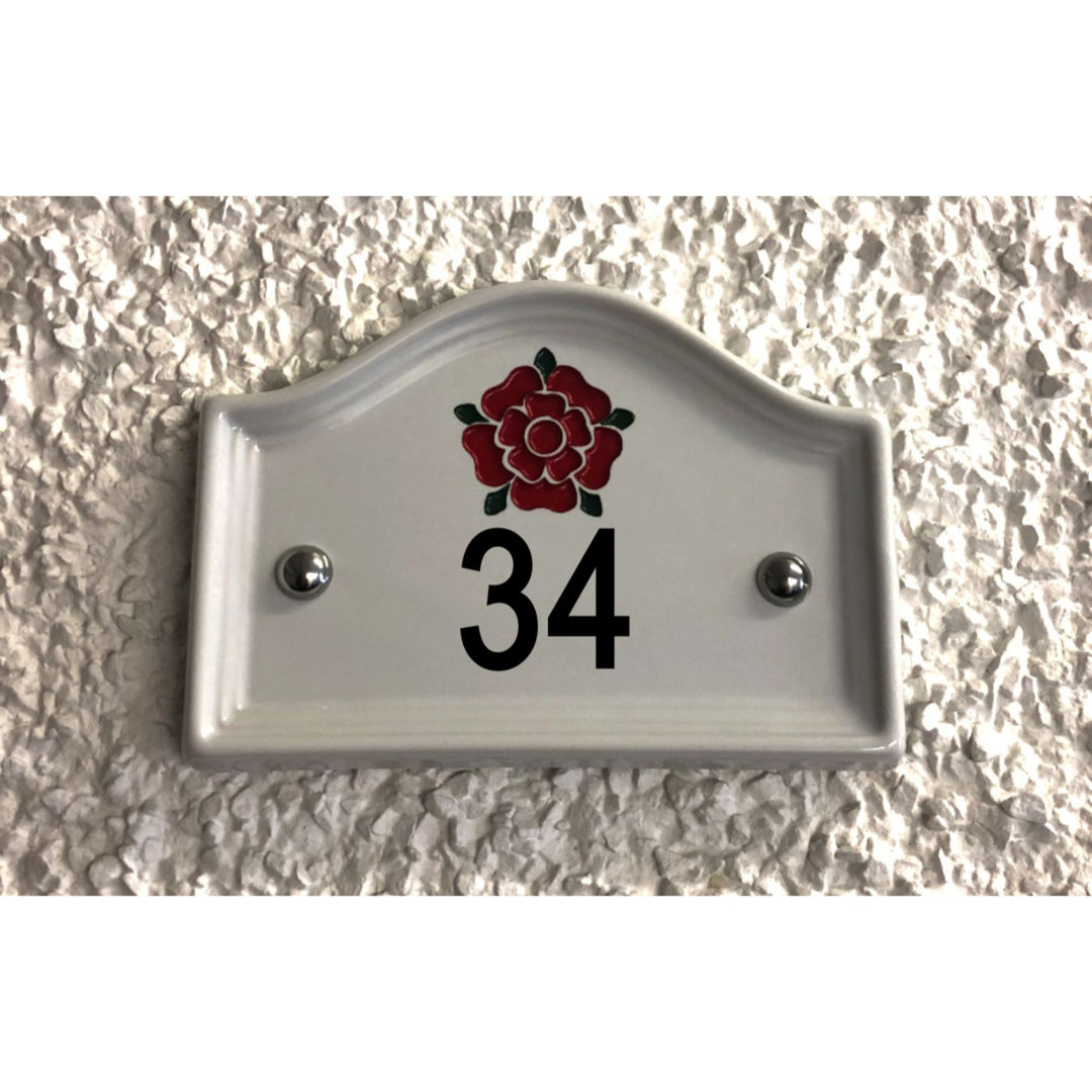 Garten Living Wandbefestigte Hausnummer Walsham