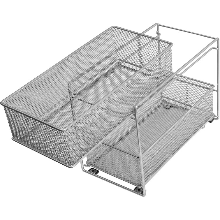 Kaan 2 Tier Mesh Roll Out Cabinet Organizer Drawer - 3