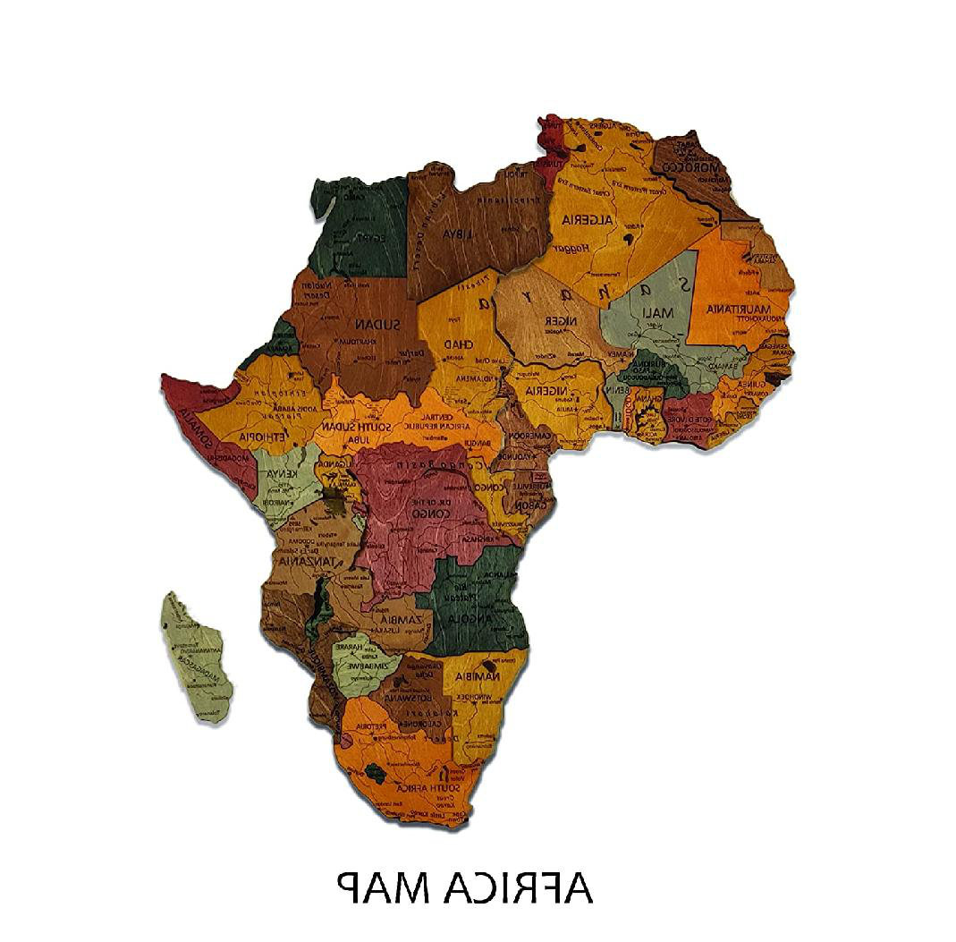 zhiwumaoyi 3D Africa Map Wall Décor Wayfair