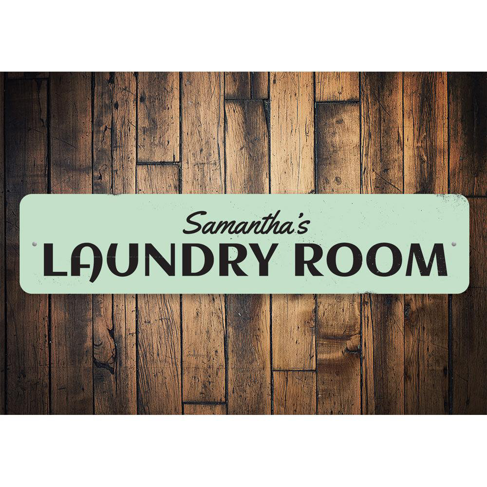 Lizton Sign Shop, Inc Laundry Room Name Custom Aluminum Sign | Wayfair