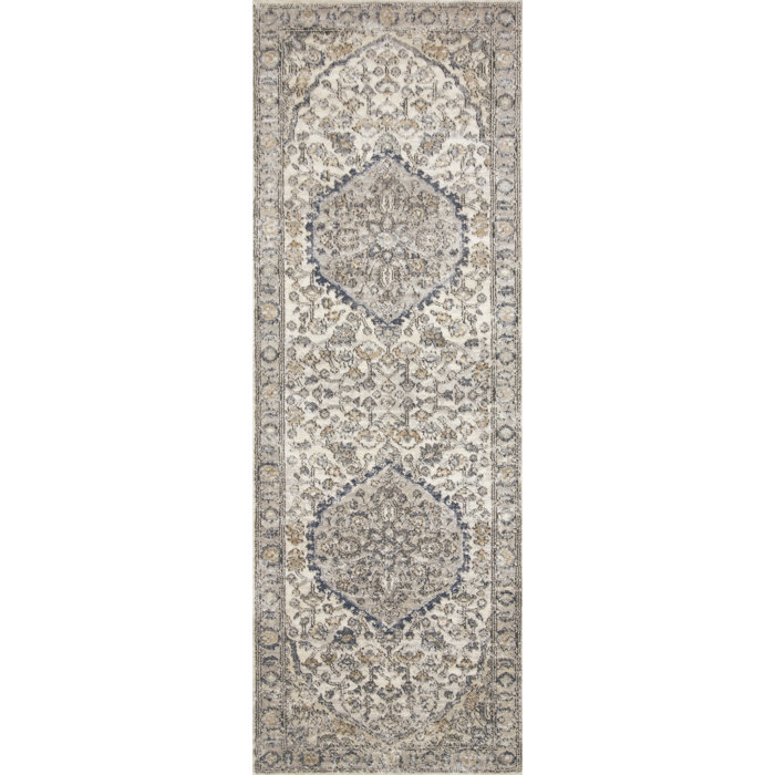 Charlton Home® Sagefield Performance Gray;Natural/Gray Rug & Reviews ...