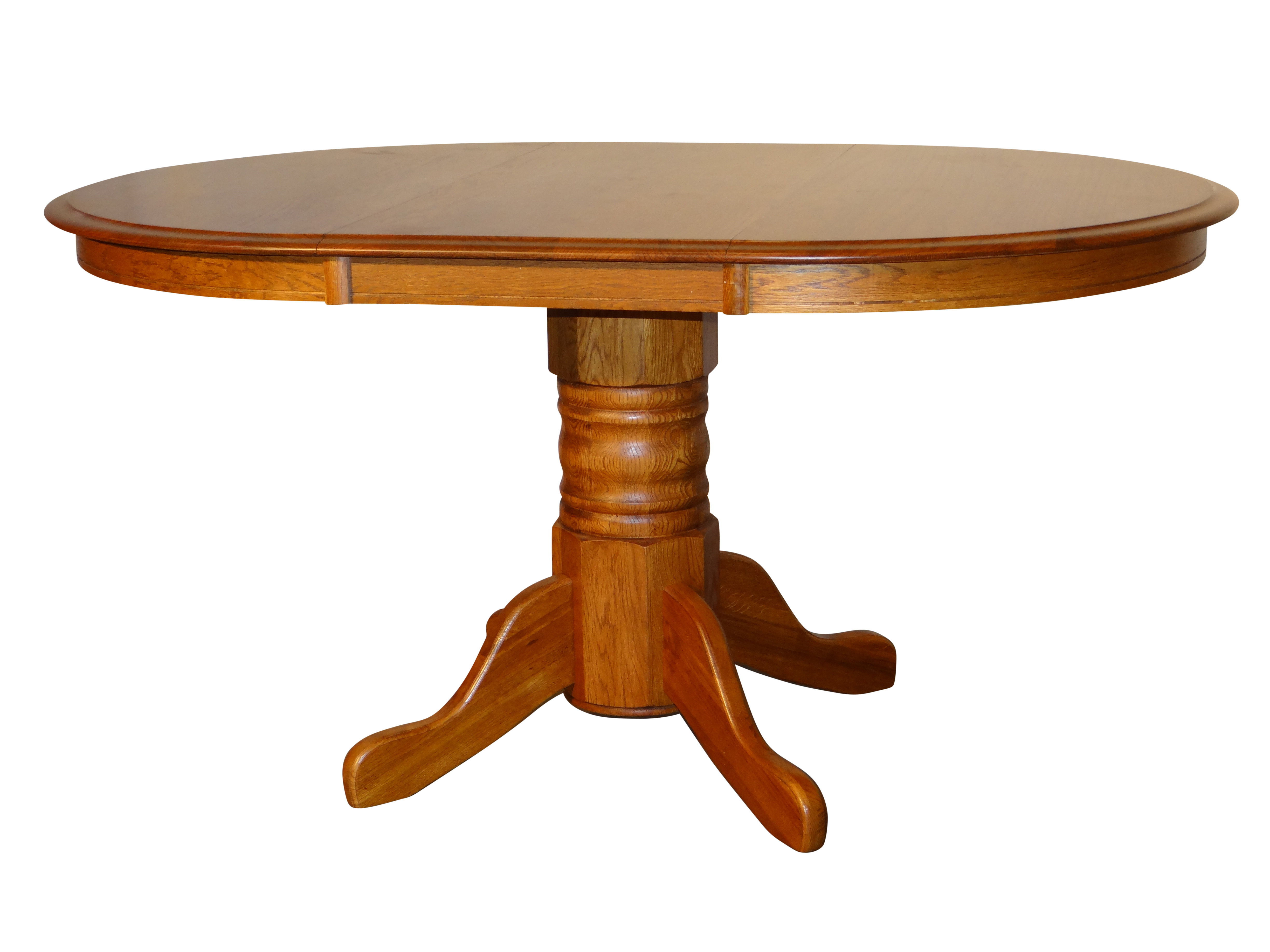 Canora Grey Fillian Extendable Solid Oak Pedestal Dining Table Wayfair