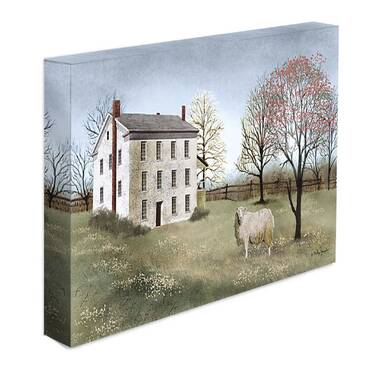 SPRING AT WHITEHOUSE FARM by Billy Jacobs 15x21 FRAMED PRINT PICTURE Sheep HCD