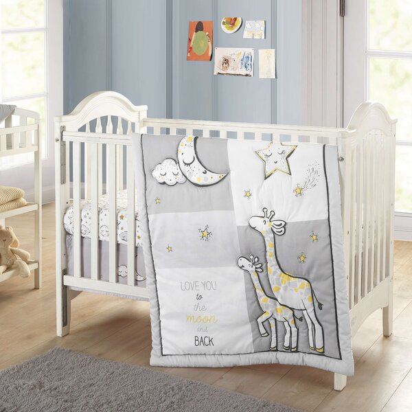 TOURGUISE/GREY REVERSIBLE BABY BEDDING SET COT or COT BED 3,4,5 PC+MORE DESIGNS 