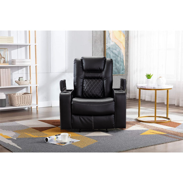 Latitude Run® Vegan Leather Power Recliner | Wayfair
