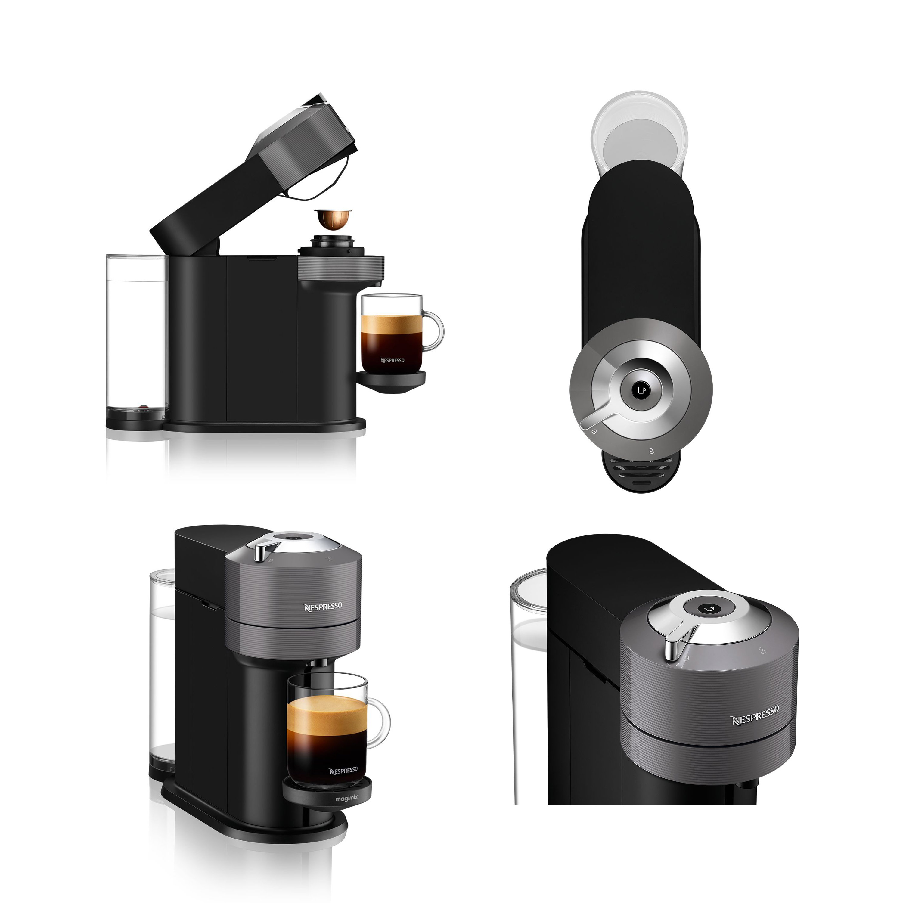 Nespresso Vertuo Next Deluxe Coffee Machine with Milk Frother by
