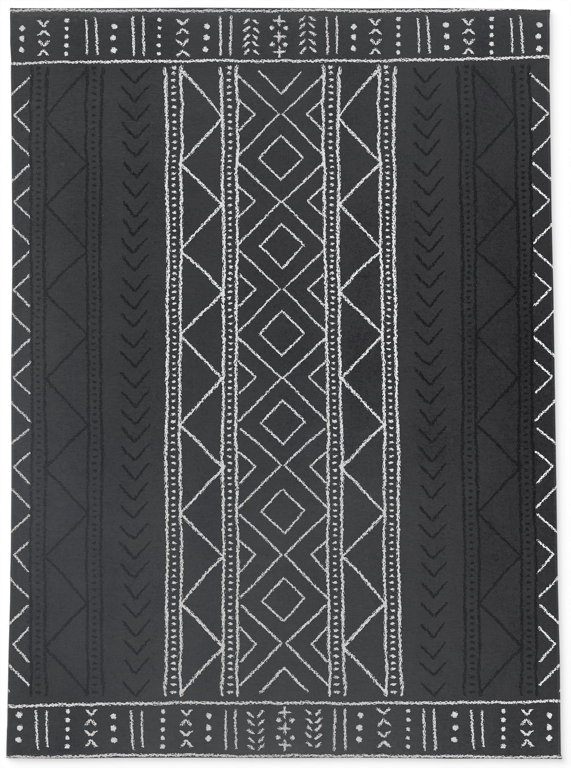 Kavka Geometric Charcoal Area Rug Wayfair