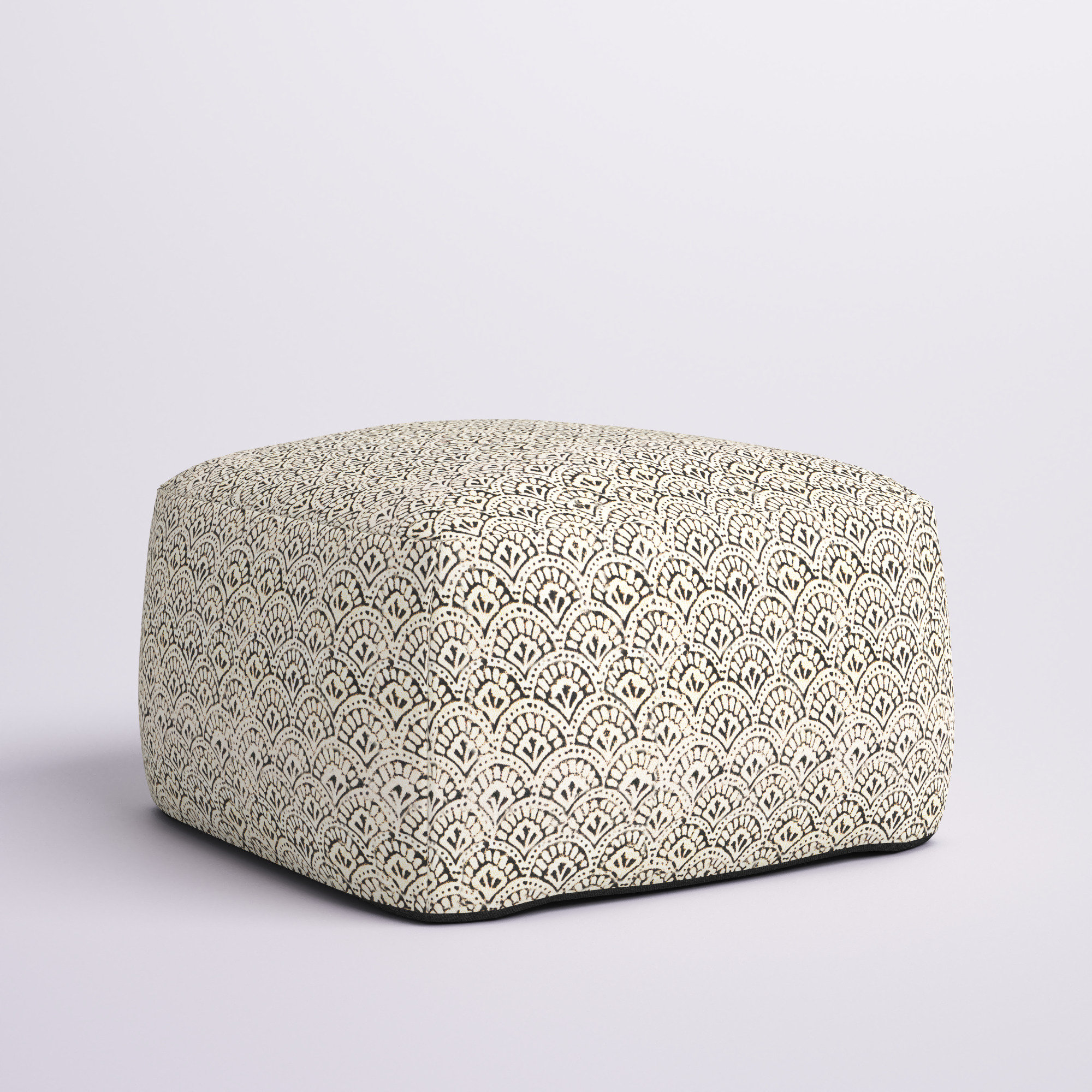 Mistana™ Caden Upholstered Pouf Wayfair