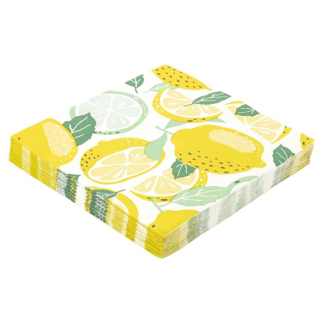 Ebern Designs Serviette Ammara Zitrone