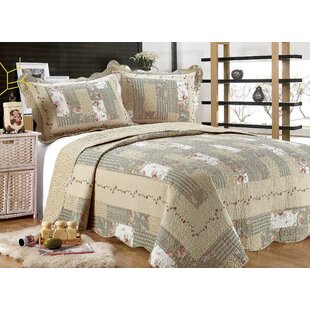 sage green bedspread queen