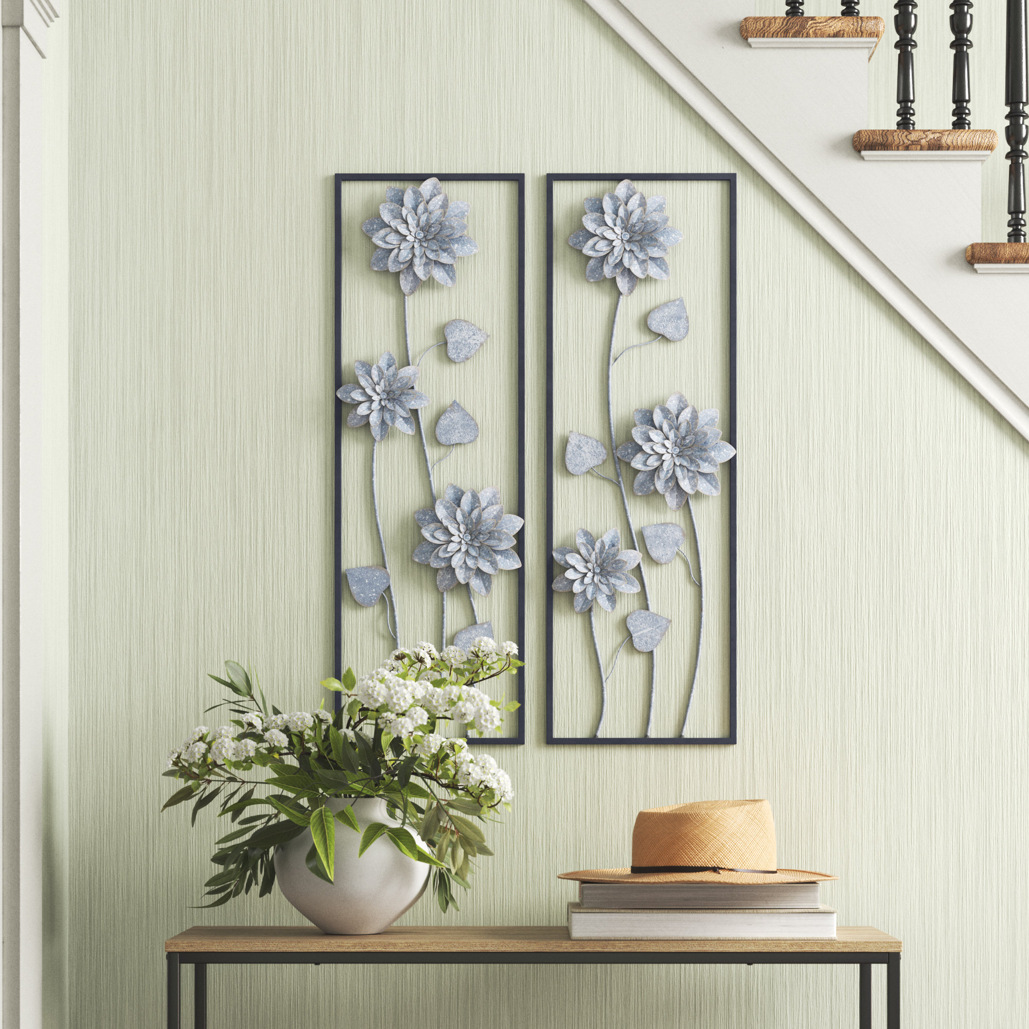 Laurel Foundry Modern Farmhouse 2 Piece Metal Wall Décor Set & Reviews ...