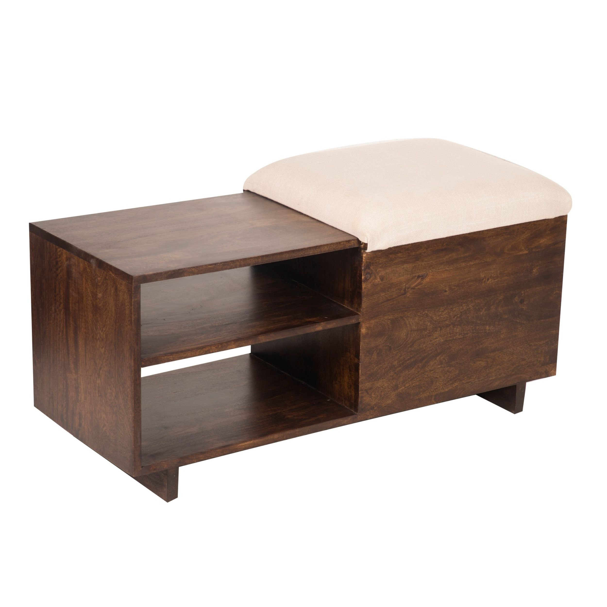Loon Peak® Daniyaal Solid Wood Flip Top Storage Bench Wayfair