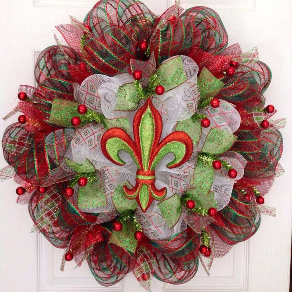 Christmas Fluer De Lis
