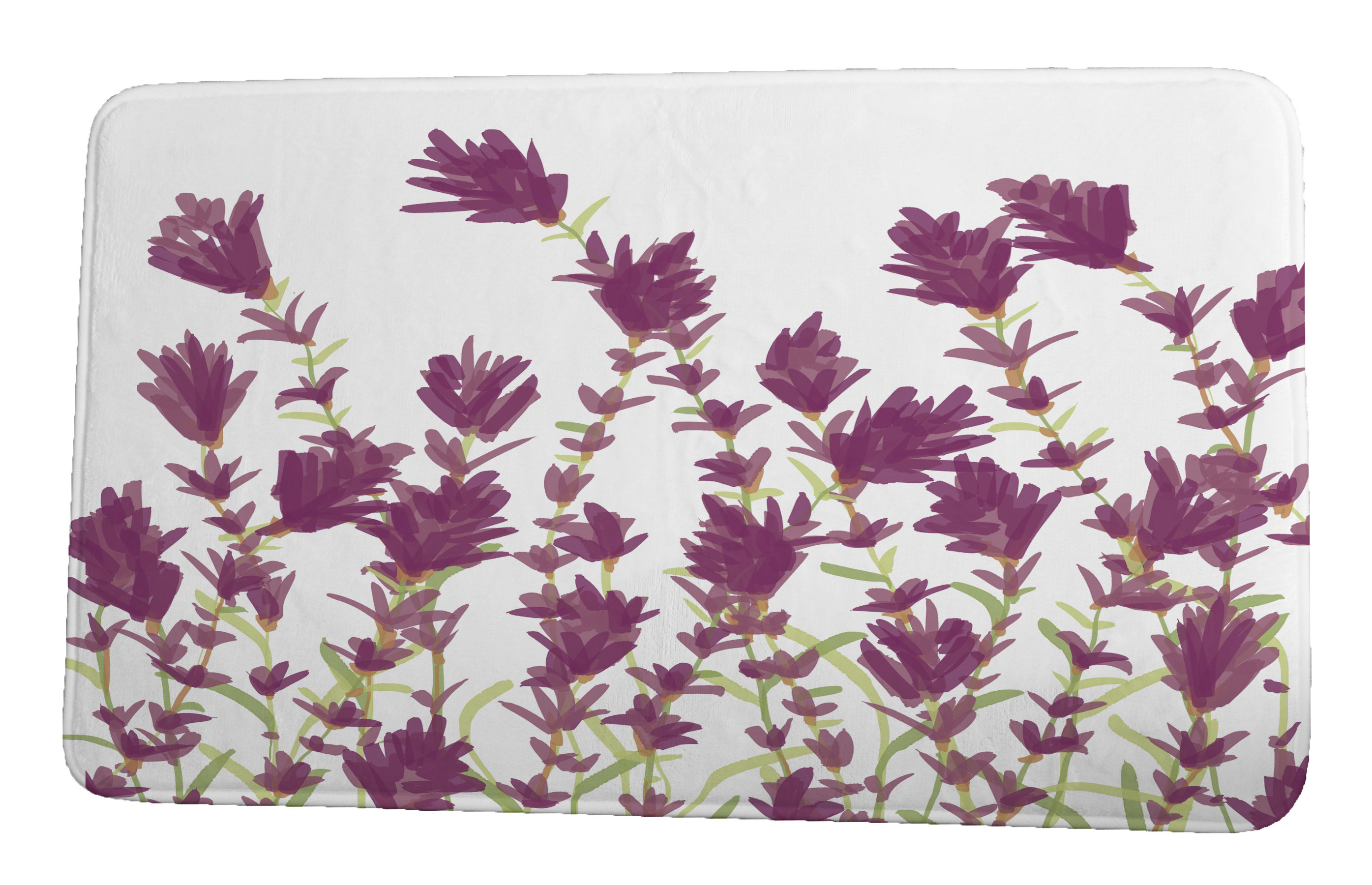 Red Barrel Studio® Lossett Lavender Bath Mat Wayfair