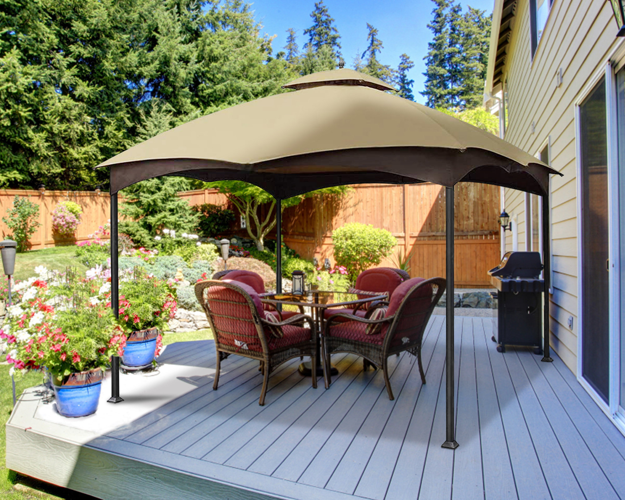 ABCCANOPY Gazebo Replacement Canopy for 
