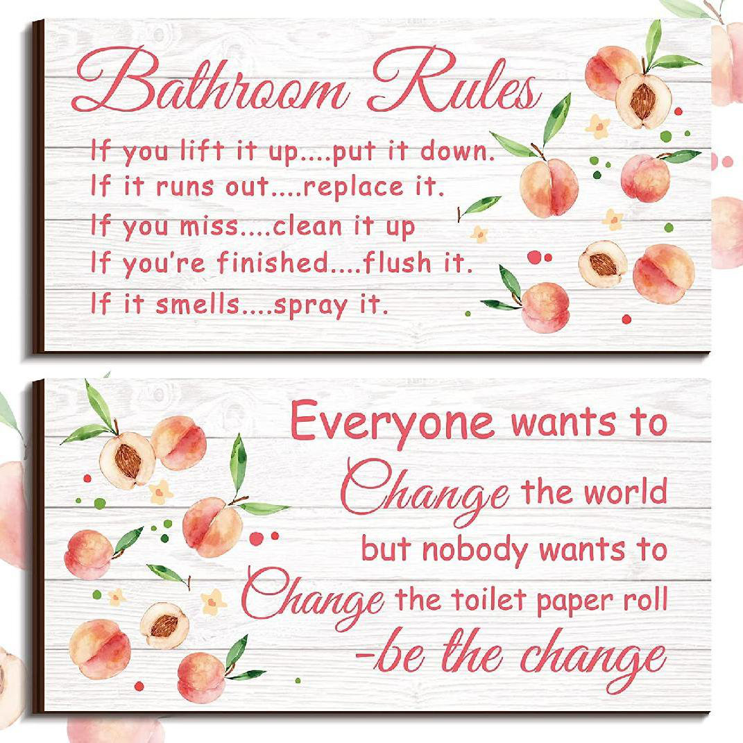 Trinx 2 Piece Bathroom Wall Décor Set Wayfair