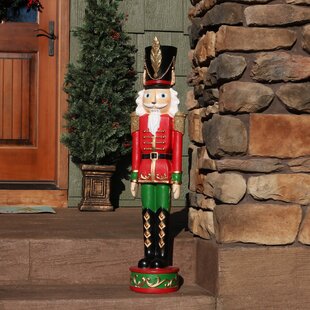 18" Nutcracker with LED Lights Timer Function 6-Hours NEW 