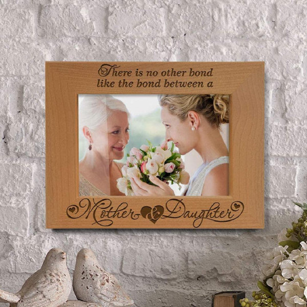 Free Engraving Personalise this frame Mommy & Me Wooden Photo Frame 6x4 