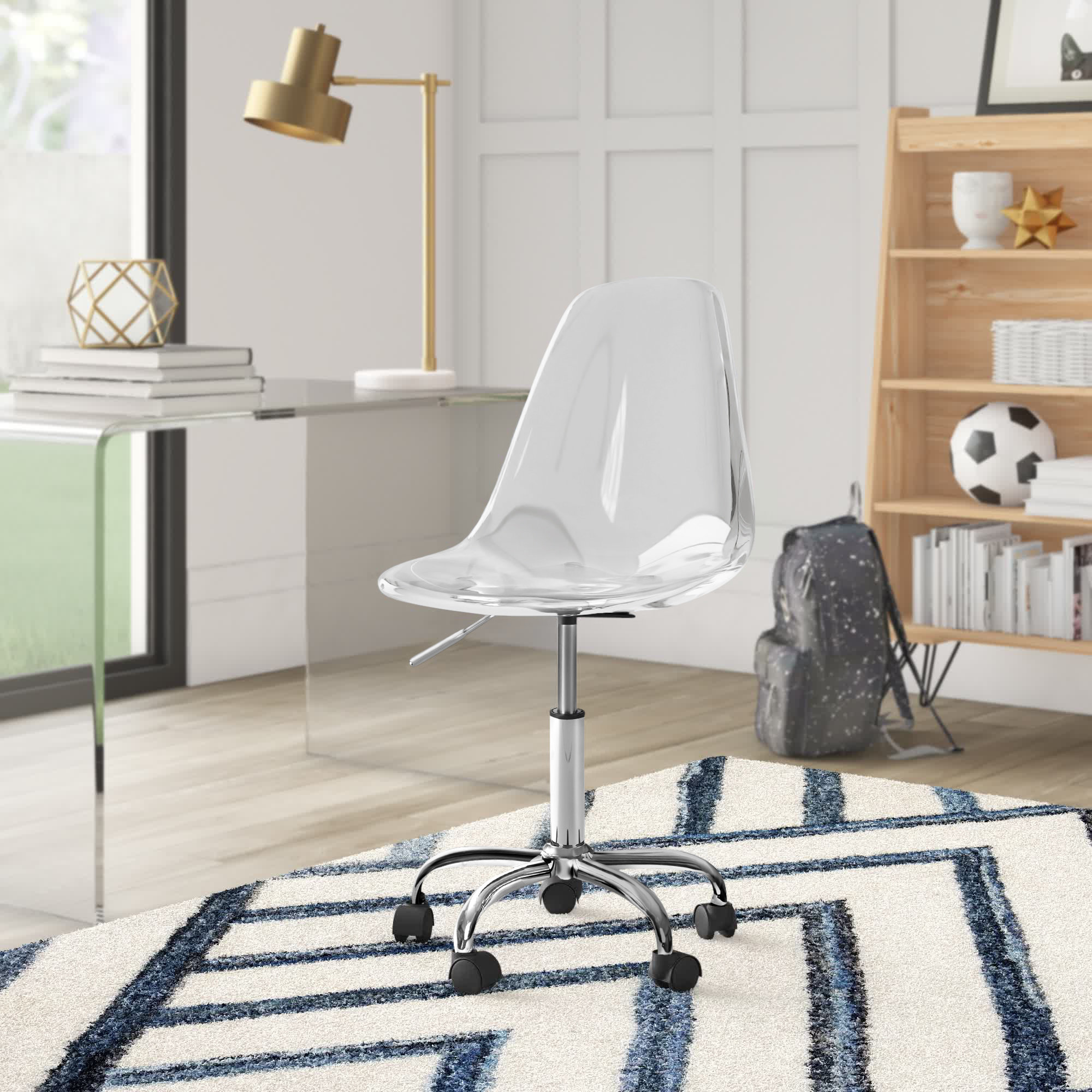 Ebern Designs Mackendrick Rolling Task Chair & Reviews Wayfair