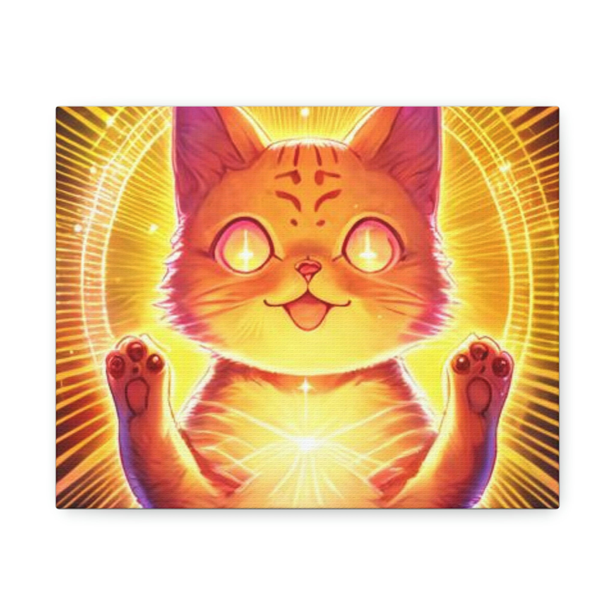 Trinx Solar Kitty Unframed Illustration Wayfair