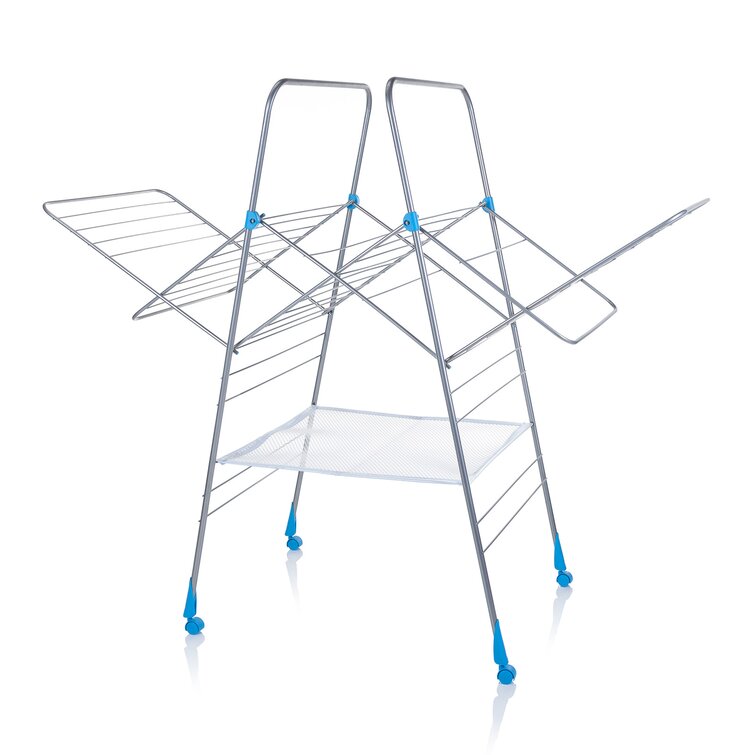 NEW 16M CLOTH DRYER RACK AIRER LAUNDRY WASHING LINE OUTDOOR FOLDABLE SUMMER 