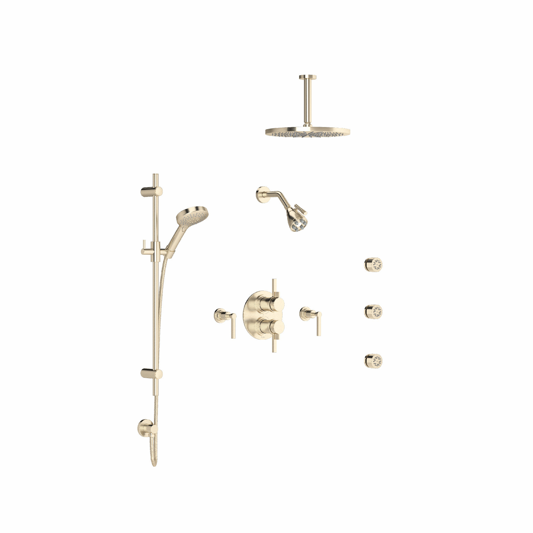 House of Rohl Lombardia PressureBalanced Shower Faucet with Roughin