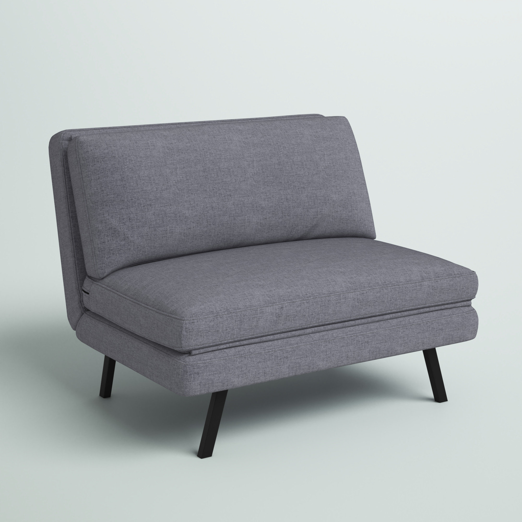 Mercury Row® Teen Jair Twin 37.6'' Upholstered Cushion Back Futon Chair