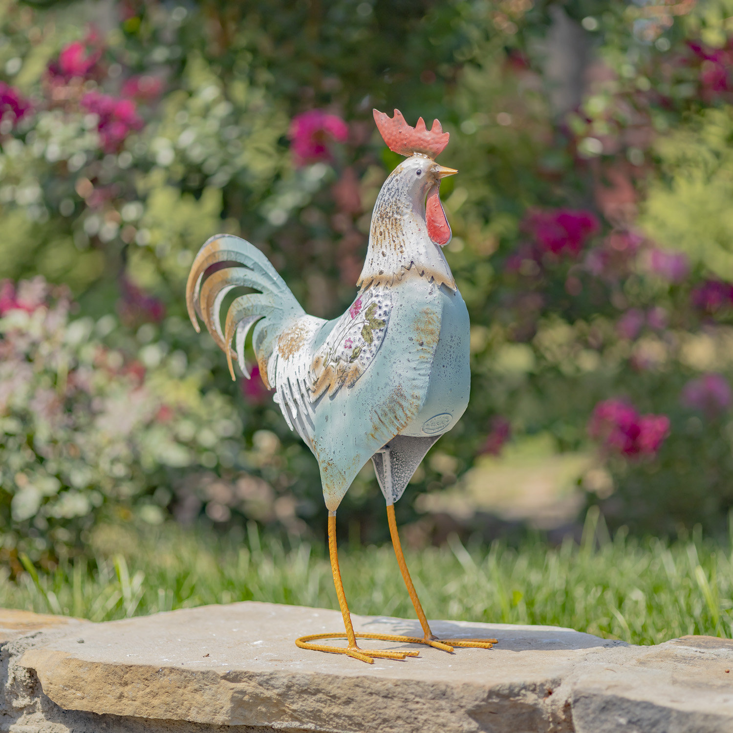 Arlmont & Co. Lazavion Rooster Garden Stake Wayfair