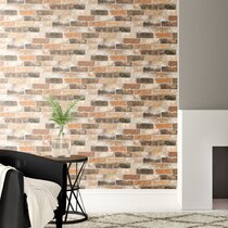Embossed Brick Wallpaper 