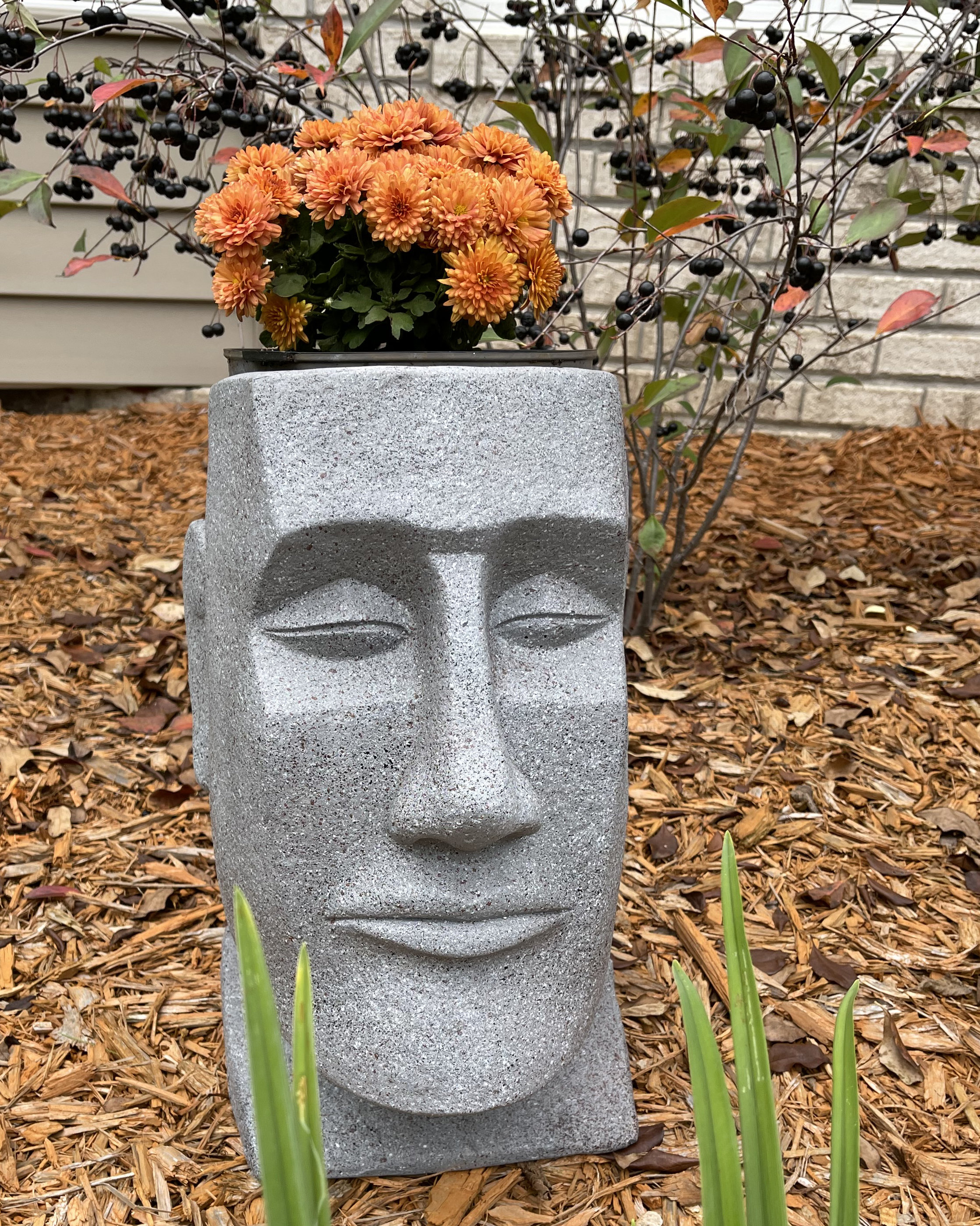 Dakota Fields Dulcia Moai Planter Statue & Reviews Wayfair