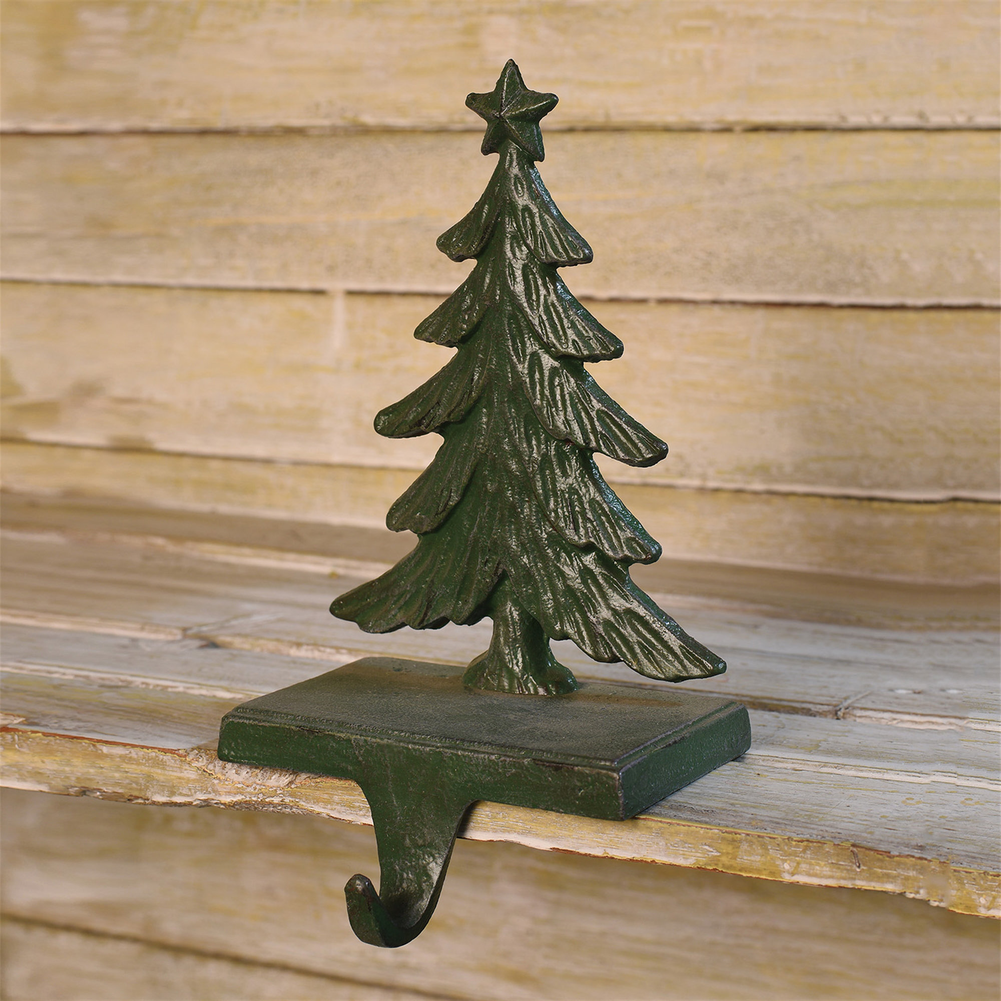 The Holiday Aisle® Christmas Tree Cast Iron Stocking Holder & Reviews |  Wayfair