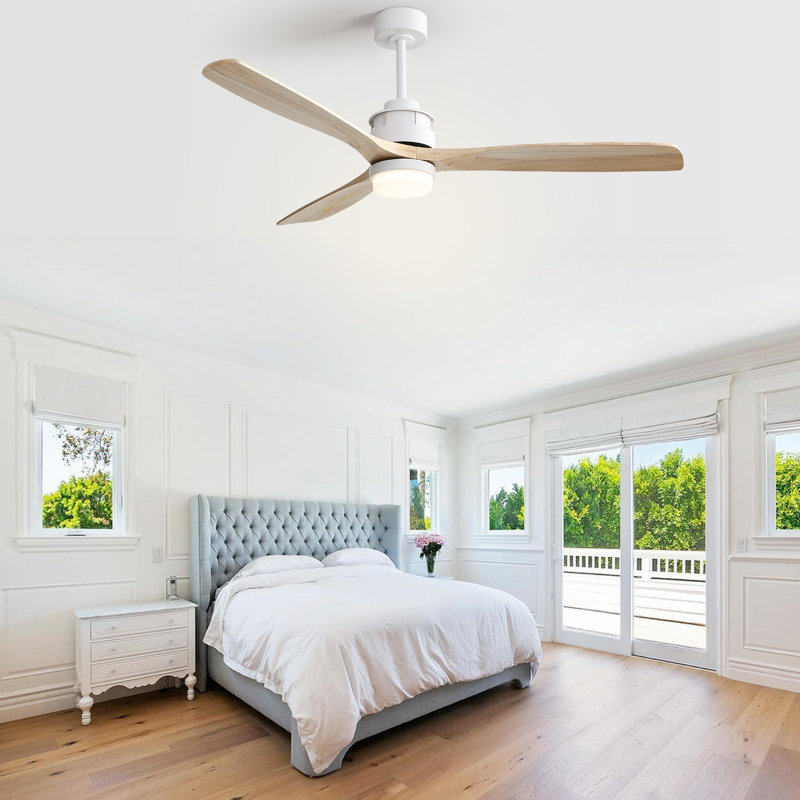 George Oliver Nicola 60'' Ceiling Fan with LED Lights & Reviews | Wayfair