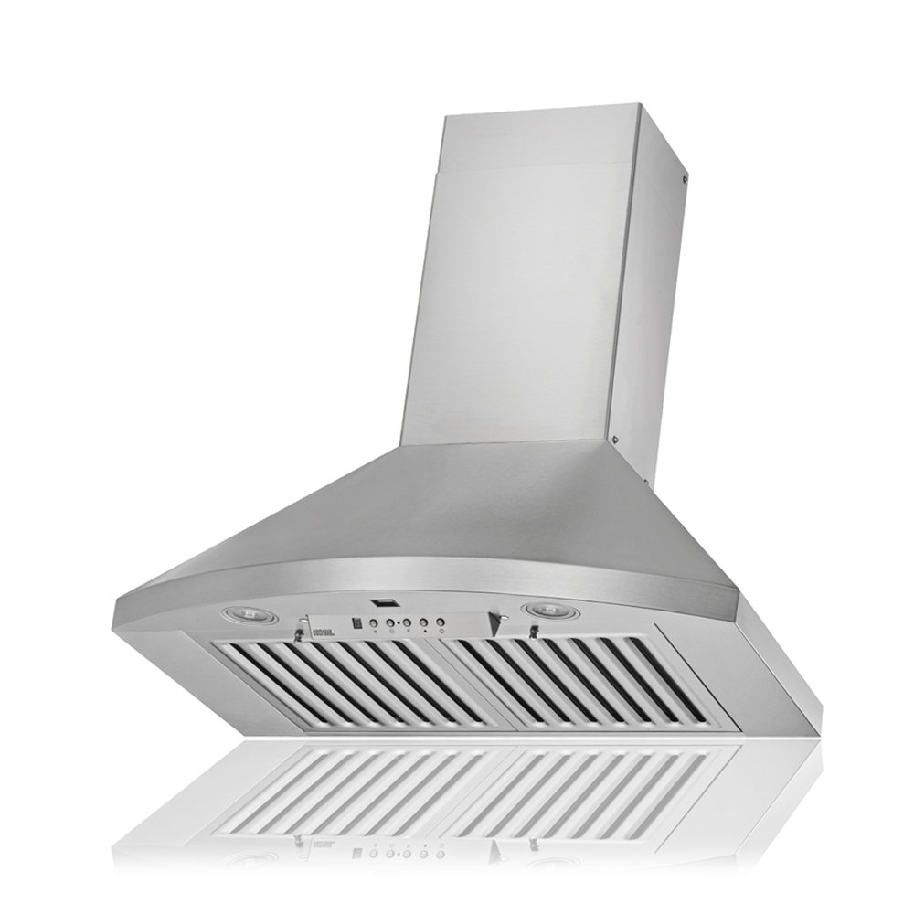 Kobe Range Hoods Premium 30 Inches 600 Cubic Feet Per Minute CFM Ducted