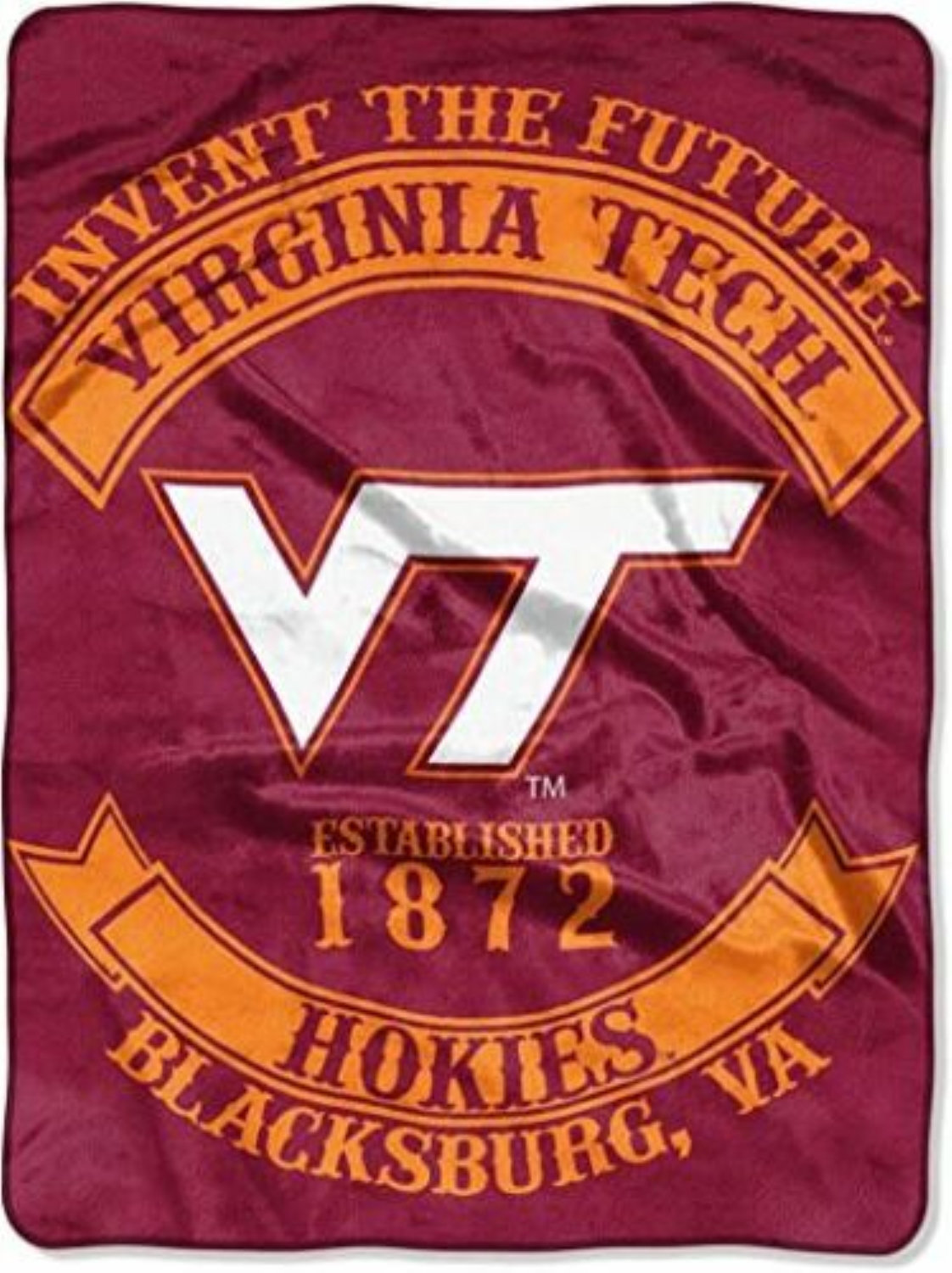 Aholicdeals Virginia Tech Plush Blanket Wayfair