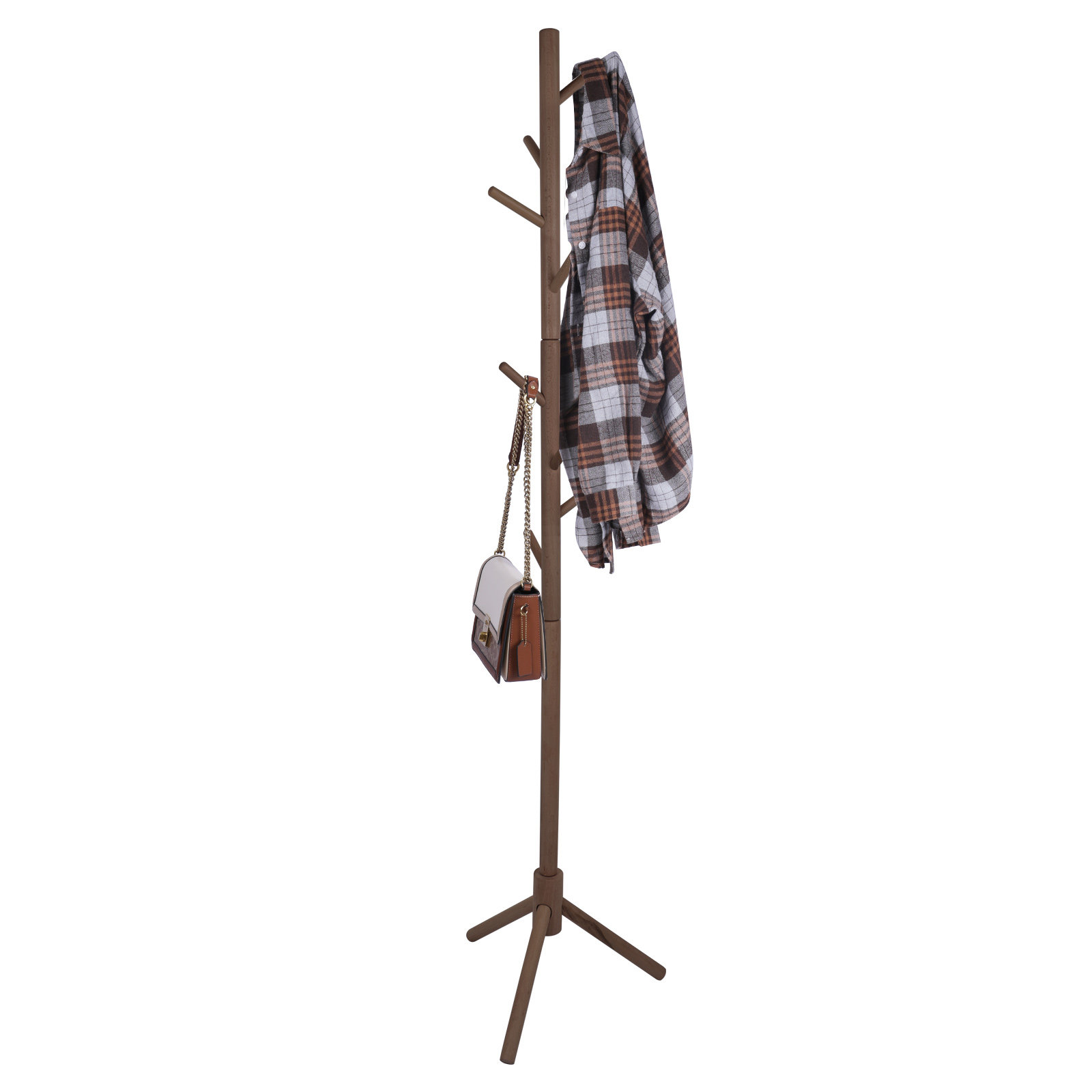 Latitude Run® 8 Hook Freestanding Coat Rack Wayfair