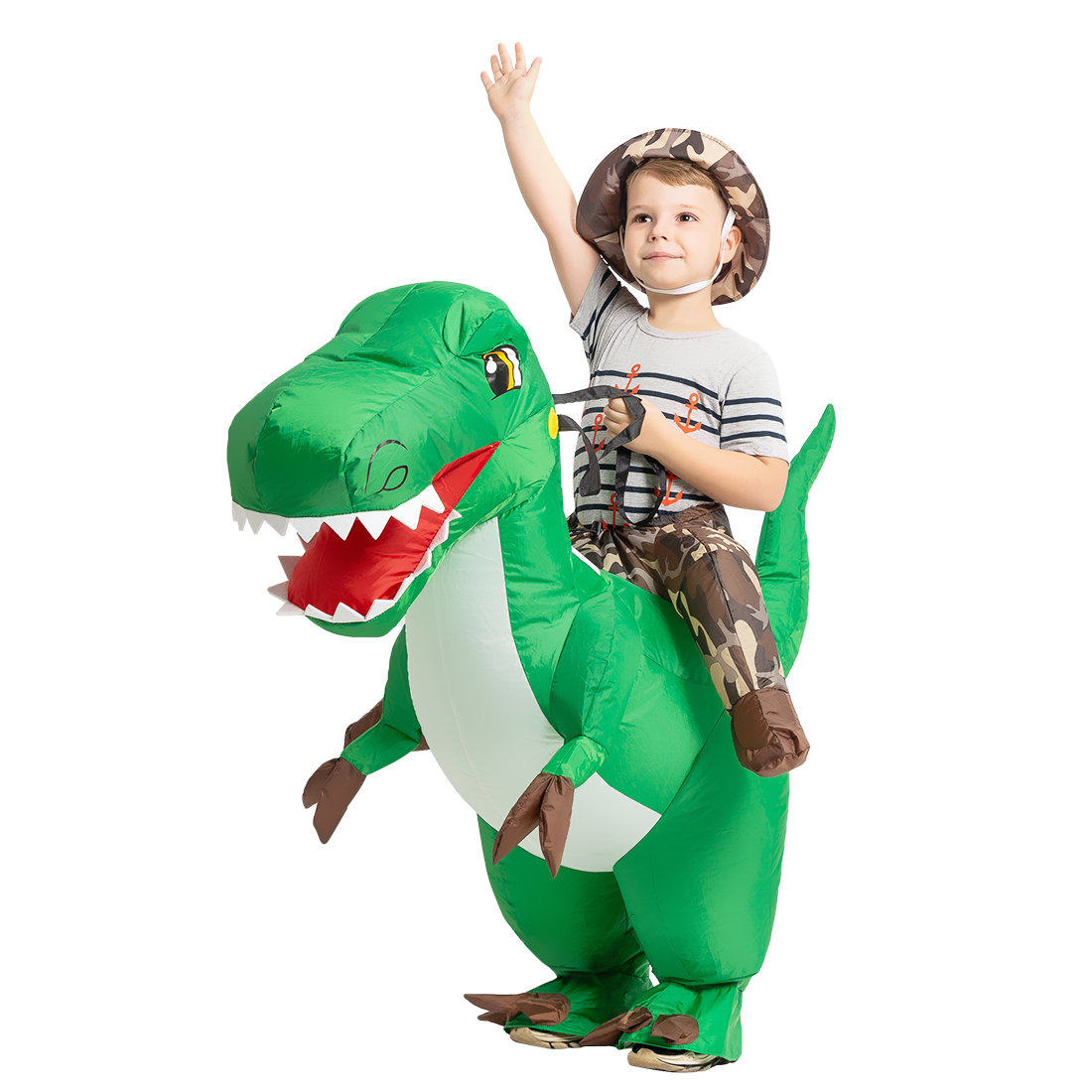 The Holiday Aisle® 55 Inch Dinosaur Inflatable Costume Wayfair
