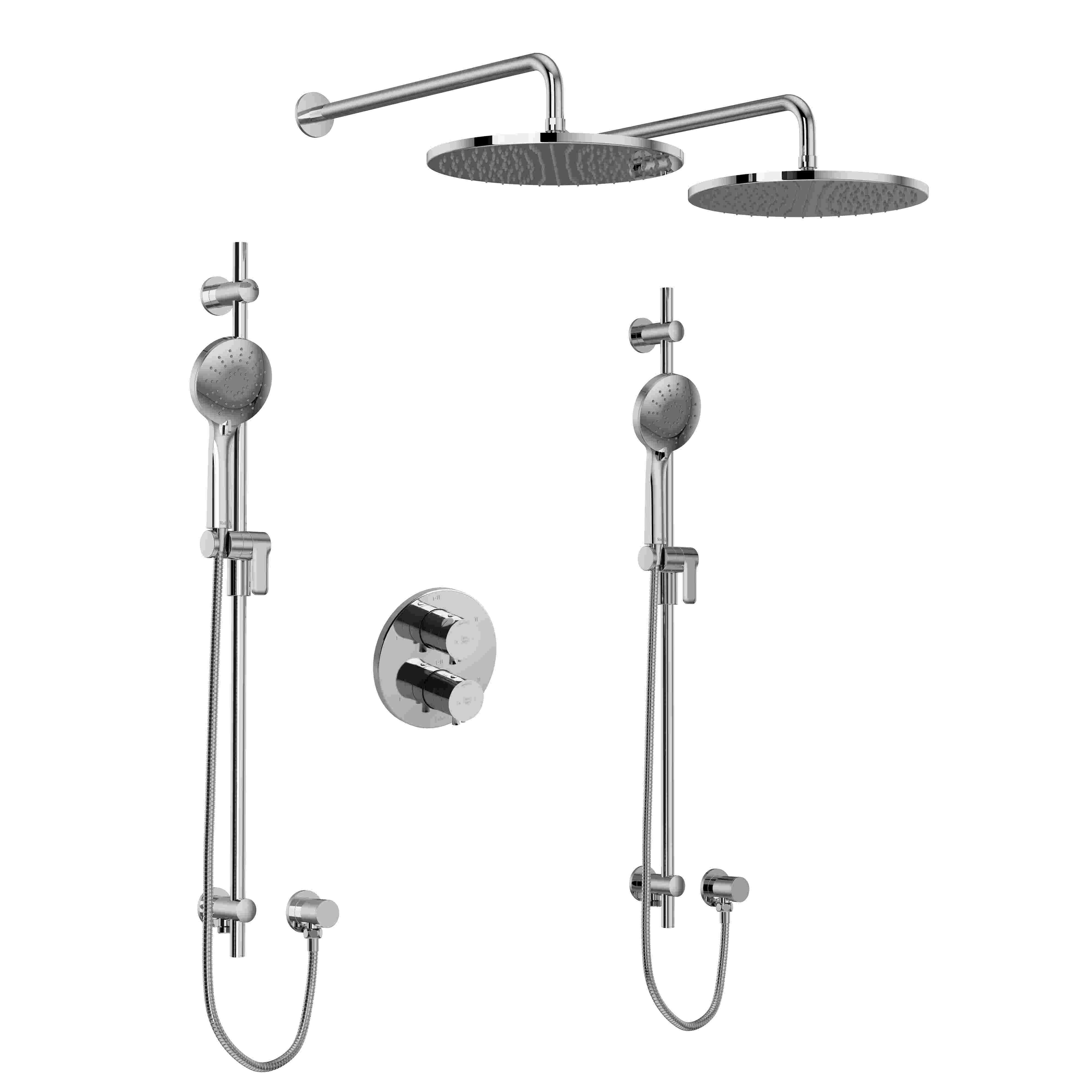 House of Rohl Edge Thermostatic Complete Shower System with Roughin
