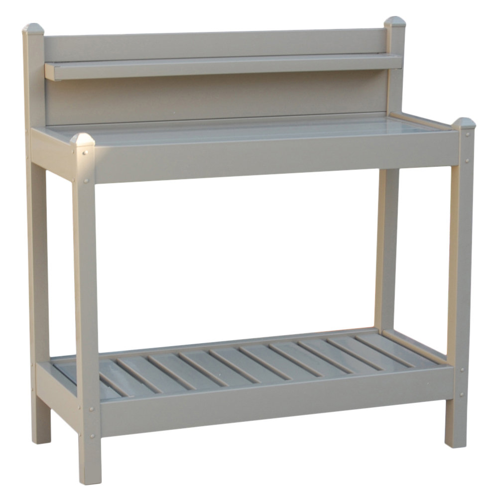 Dovecove Greenfield Vinyl Potting Bench & Reviews Wayfair