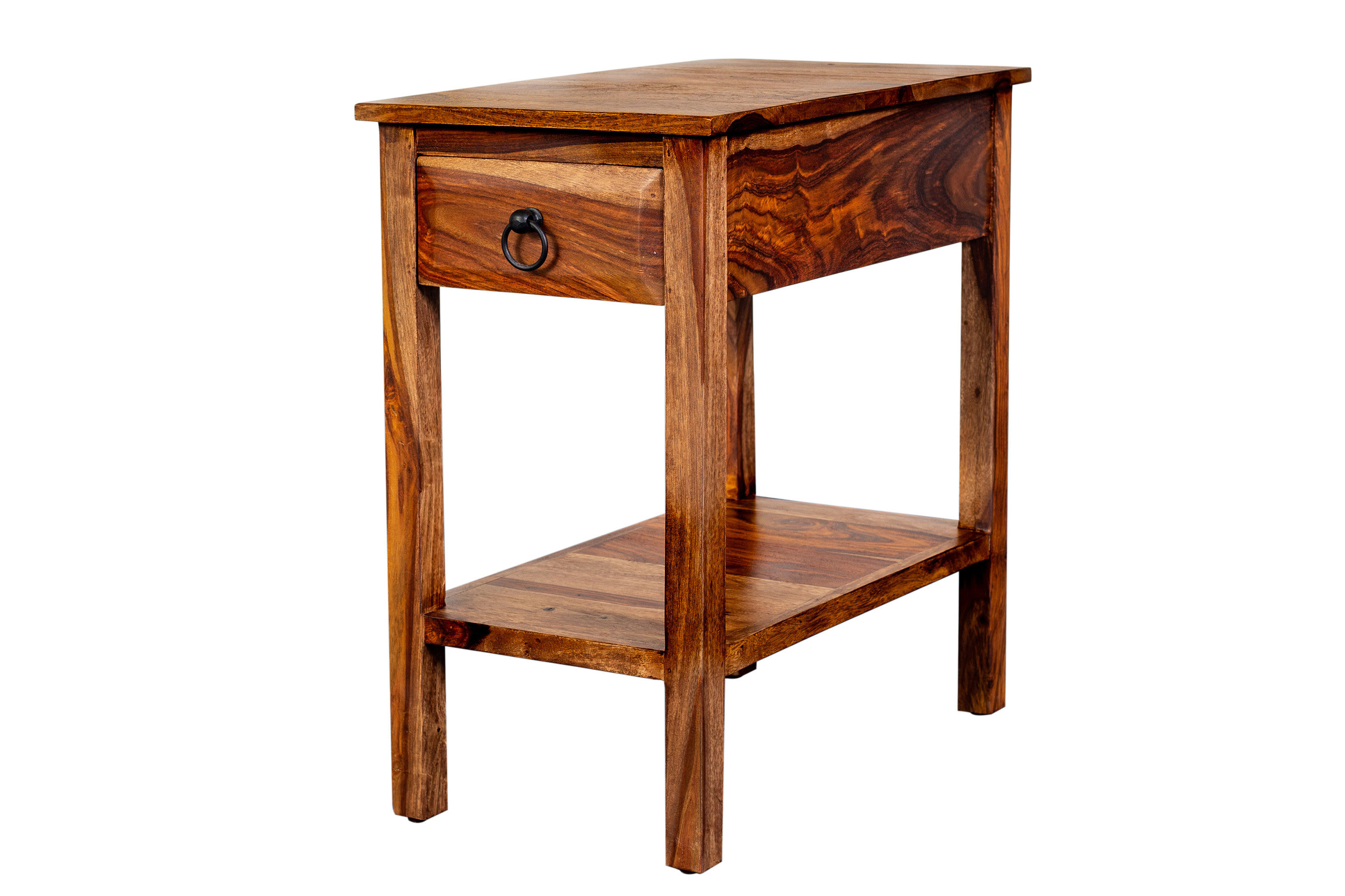 Loon Peak® Traci 23'' Tall Solid Wood End Table with Storage & Reviews Wayfair