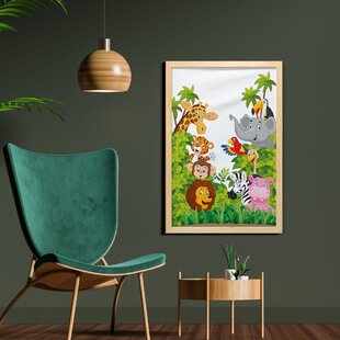 Jungle Animal Wall Art | Wayfair